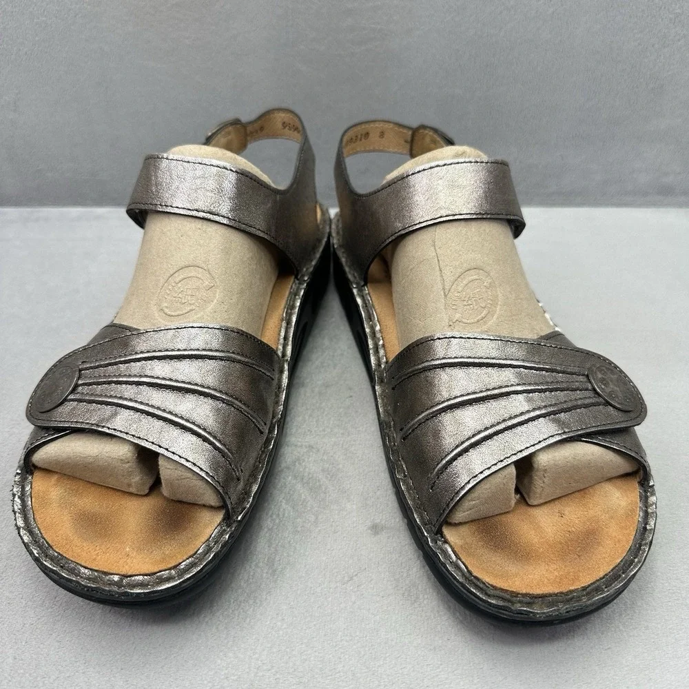 Womens 8-8.5 / EU 39 Finn Comfort Sausalito Sandals Espresso Leather Comfort